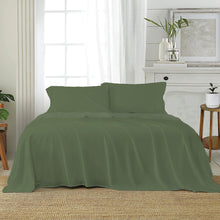 Load image into Gallery viewer, 1200TC Cotton Rich Sheet Set King Olive
