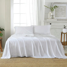Load image into Gallery viewer, 1200TC Cotton Rich Sheet Set King White
