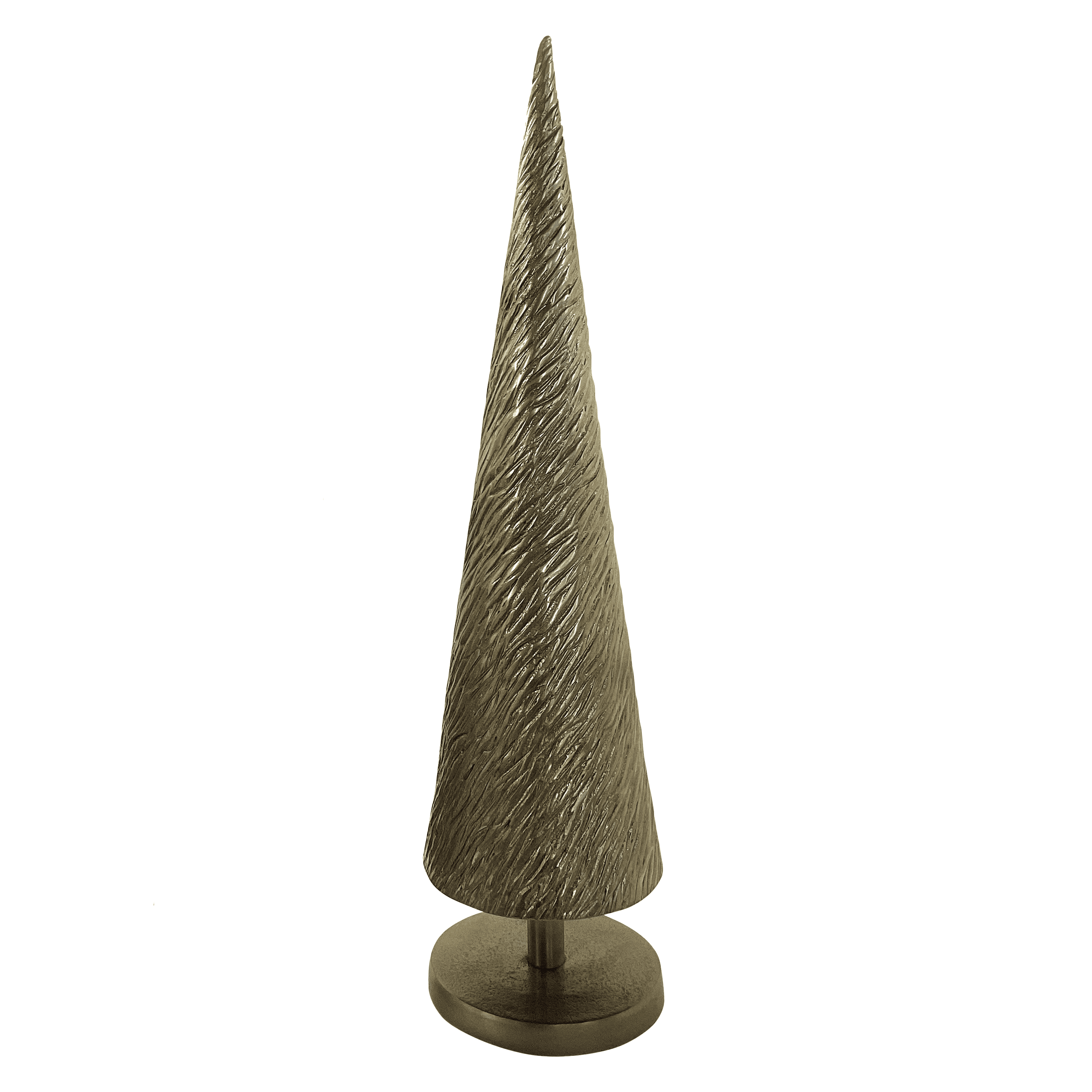 Holly Jolly Deco X-Mas Tree Hammered Medium 12x12x48cm Gold