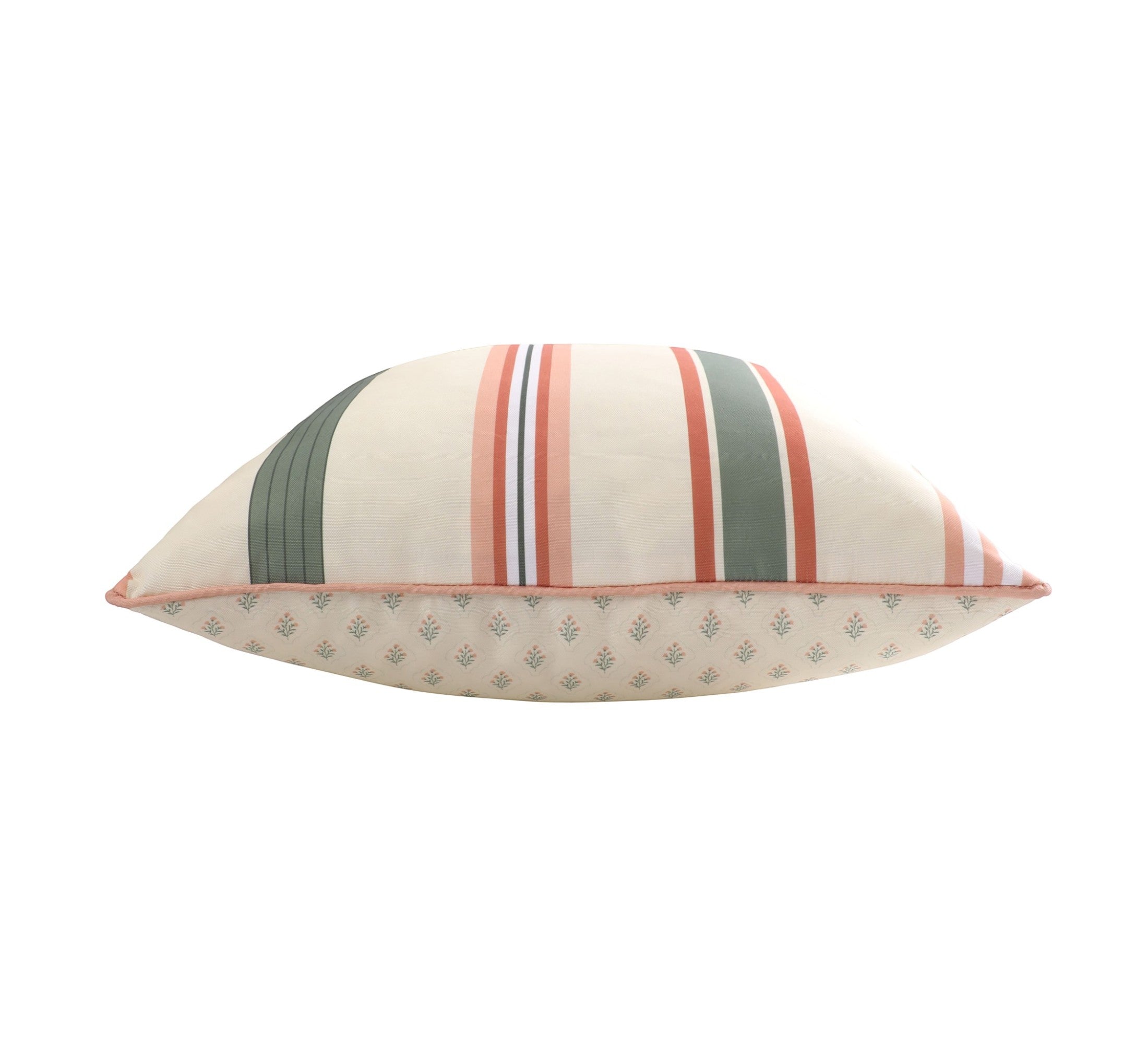 Jardin Outdoor Cushion 50x50cm Cream & Pink Multi Green