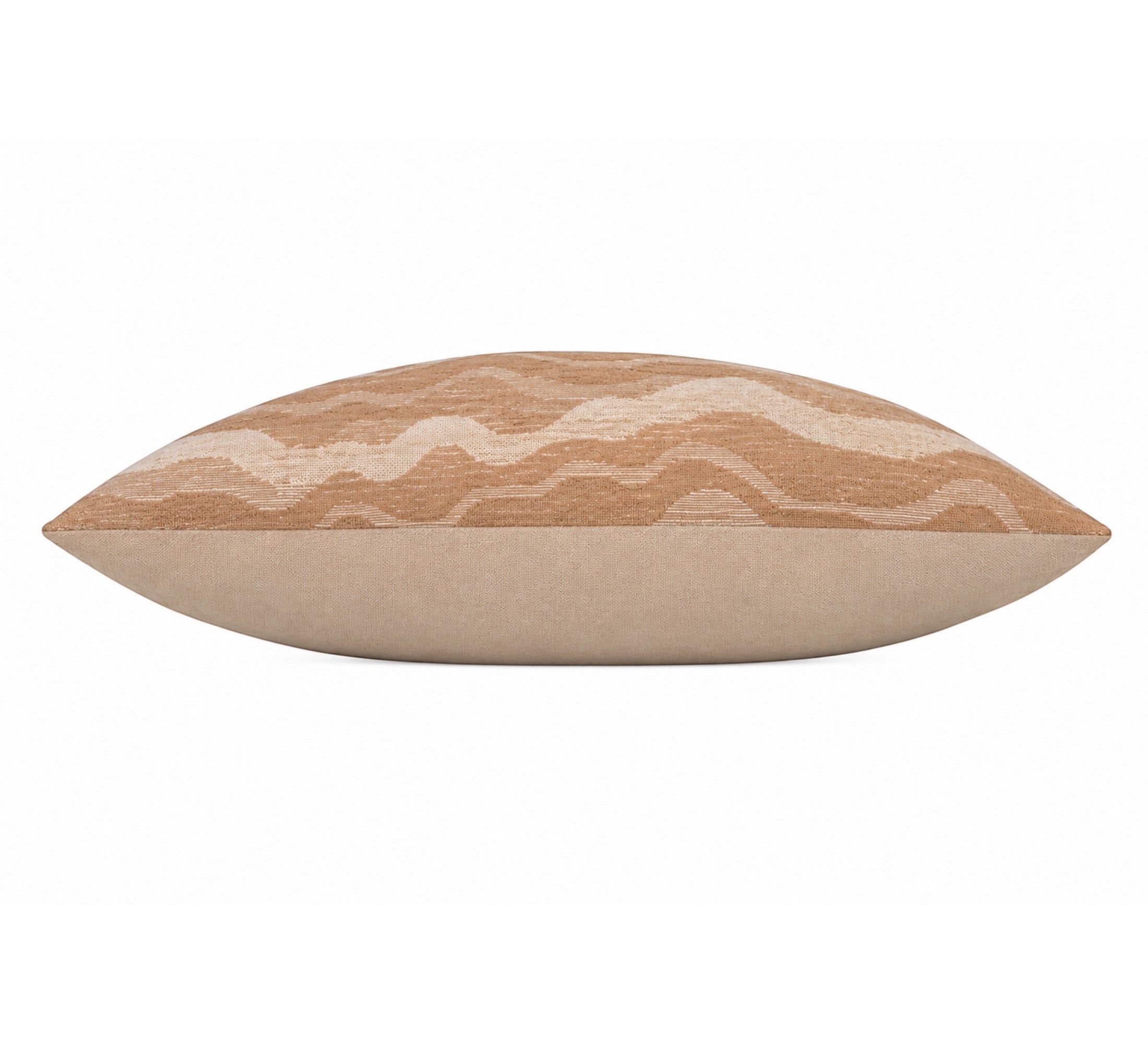 Samara Chenille Linen Blend Woven Cushion 50x50cm Beige