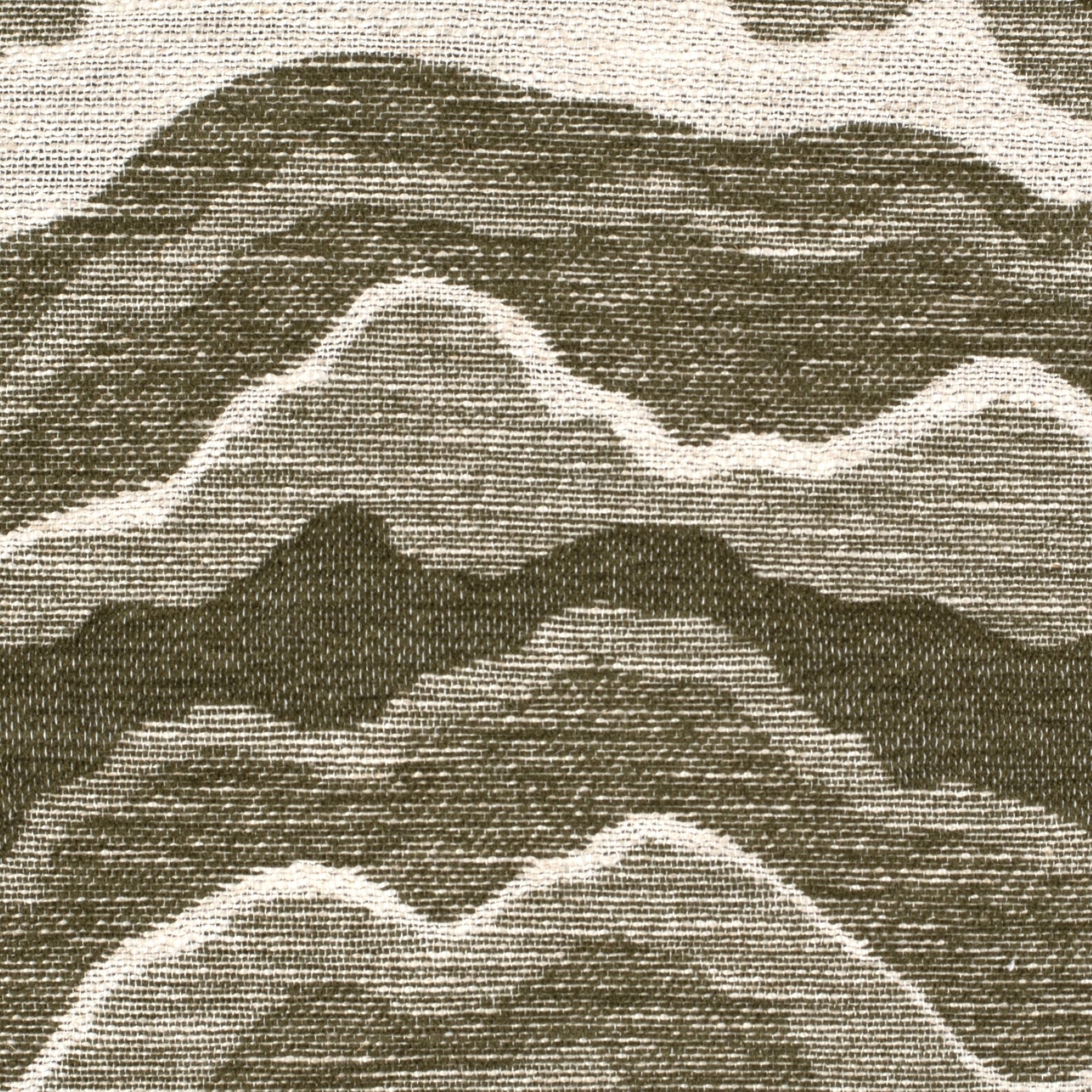 Samara Chenille Linen Blend Woven Cushion 50x50cm Olive