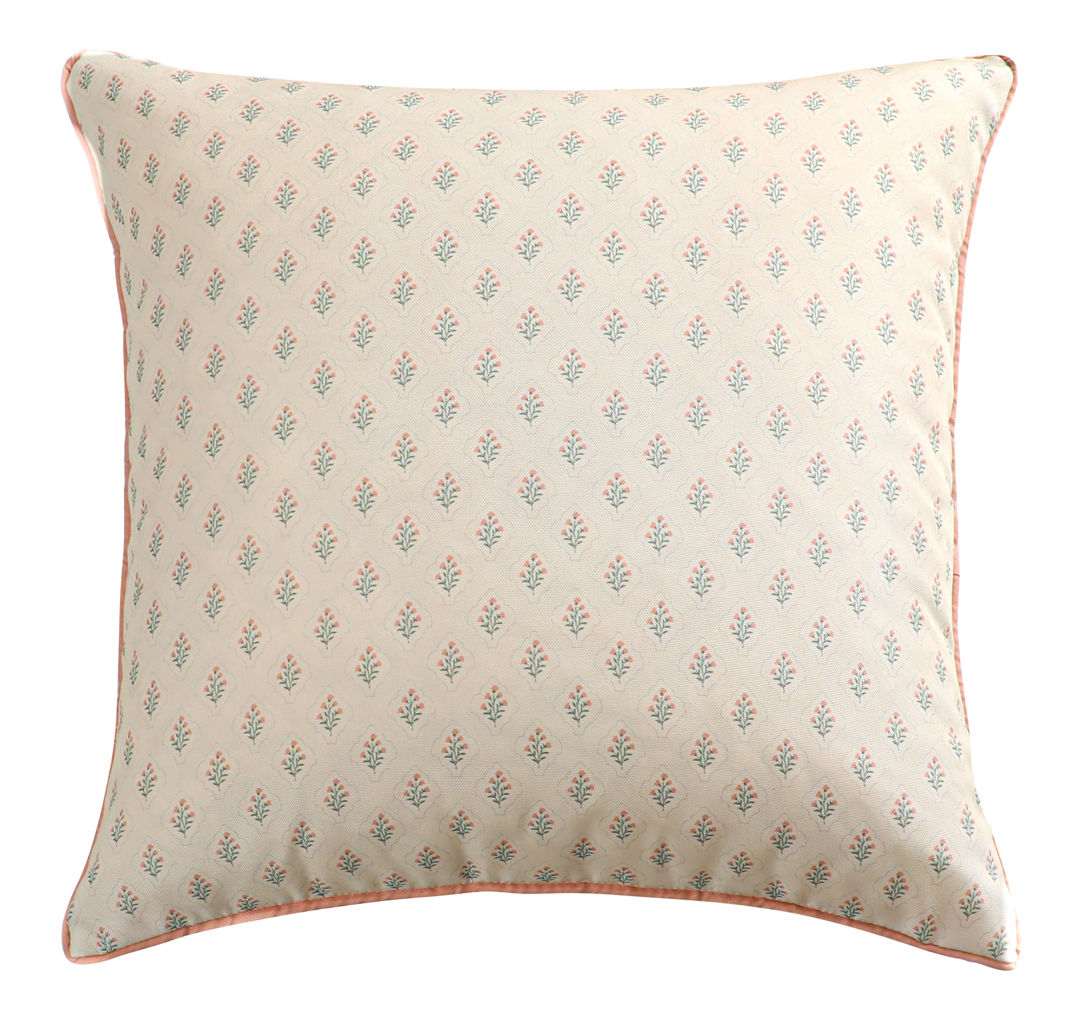 Jardin Outdoor Cushion 50x50cm Cream & Pink Multi Green