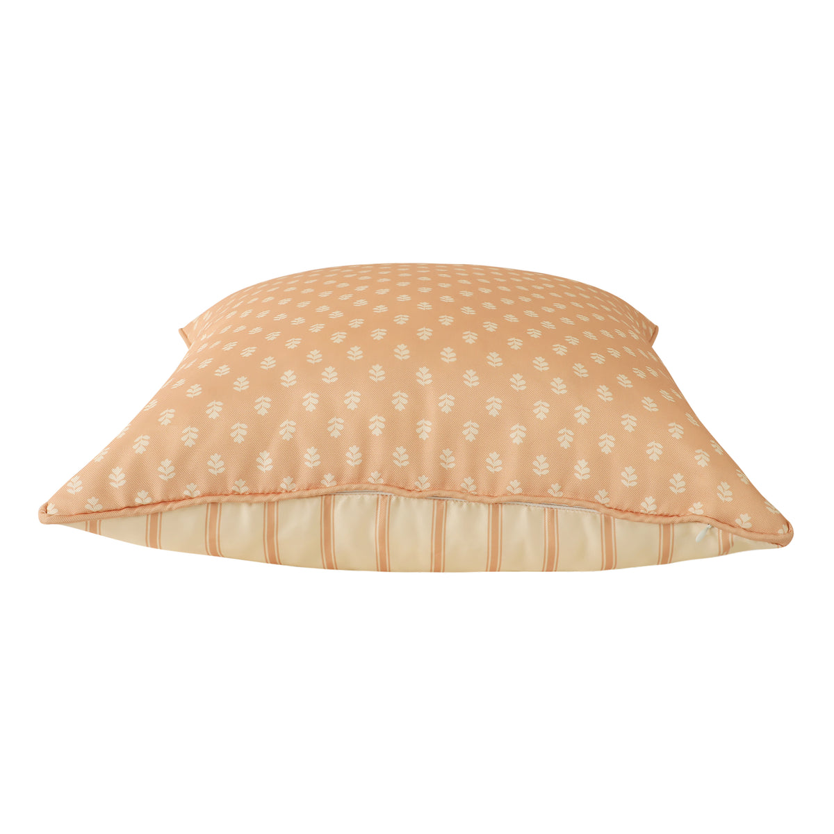 Rosette Outdoor Cushion 50x50cm Dusty Pink & Cream
