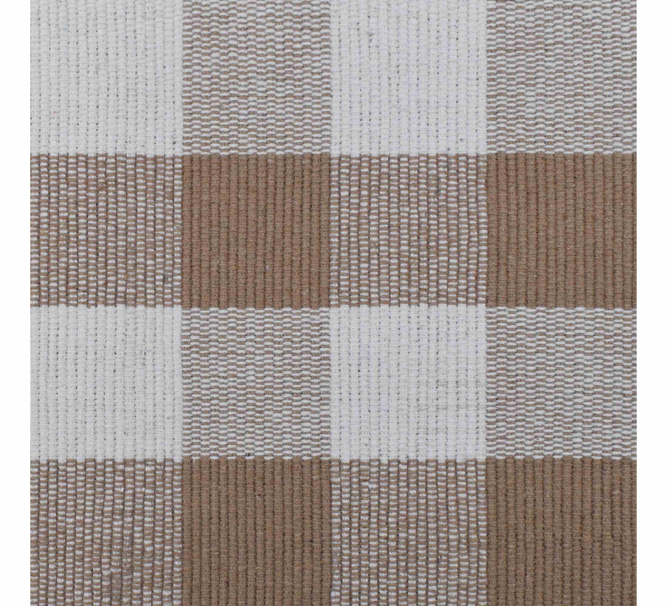 Provence Check Placemat Set of 4 33x48cm Camel