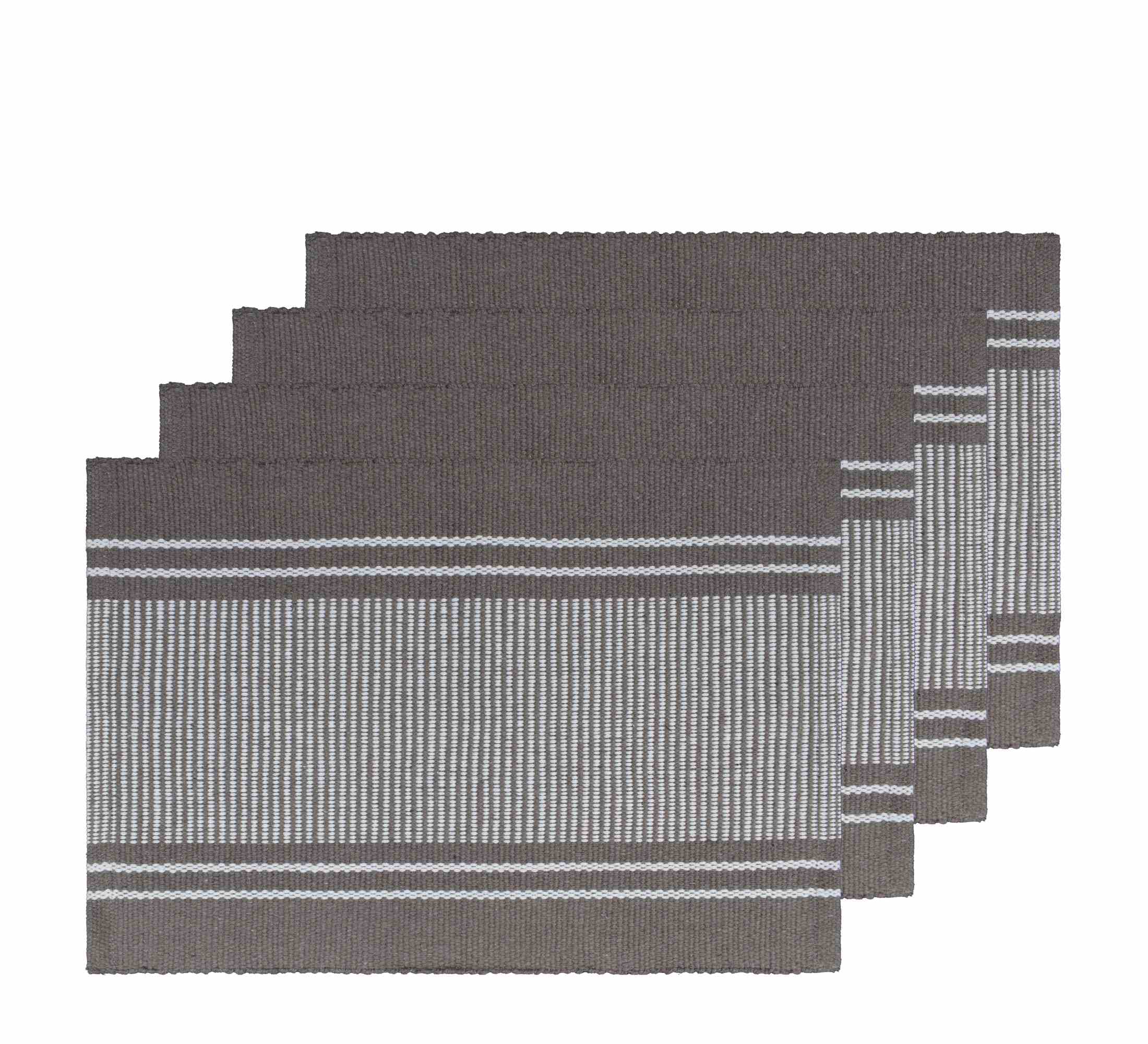 Provence Stripe Placemat Set of 4 33x48cm Rock Ridge