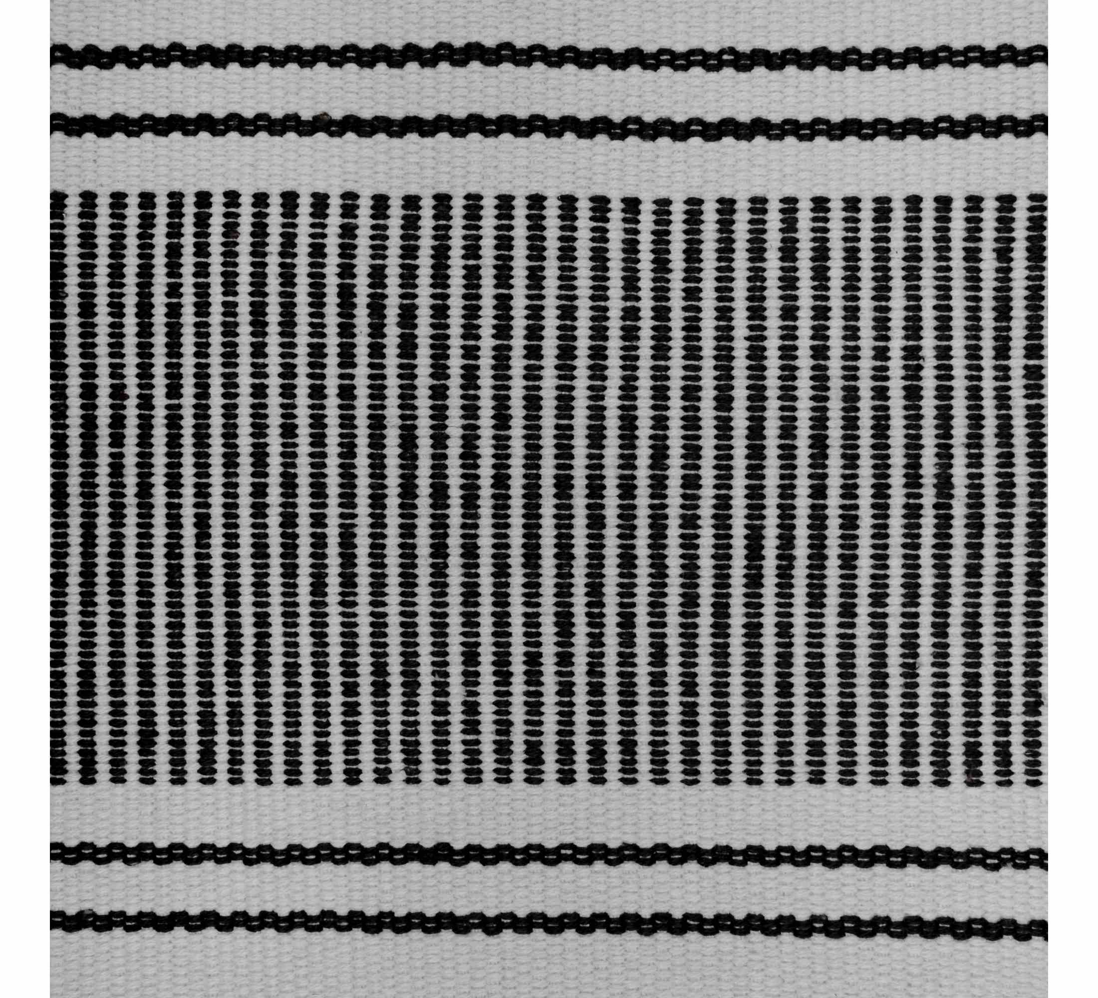 Provence Stripe Runner 37x180cm Jet Black