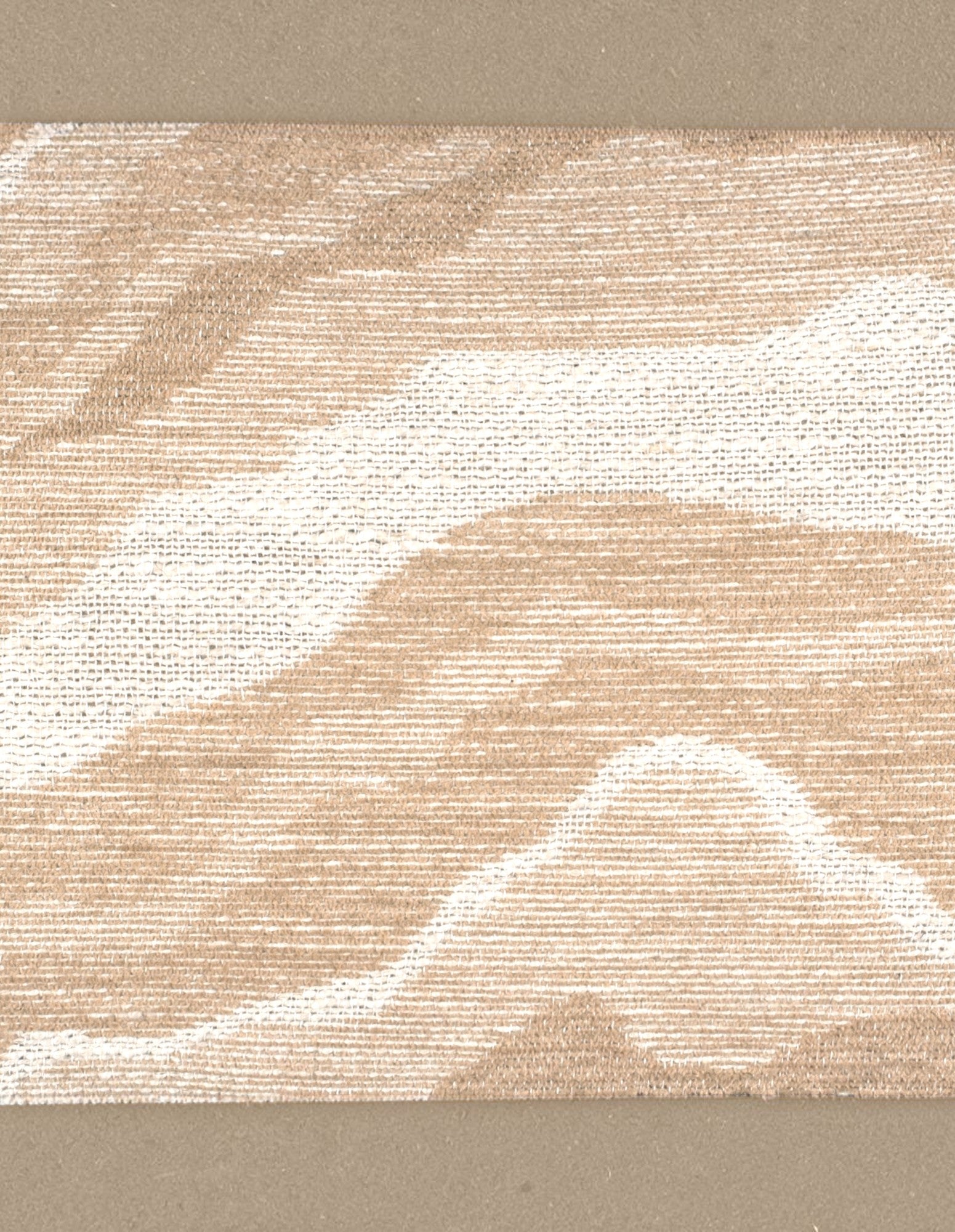 Samara Chenille Linen Blend Woven Cushion 35x55cm Beige