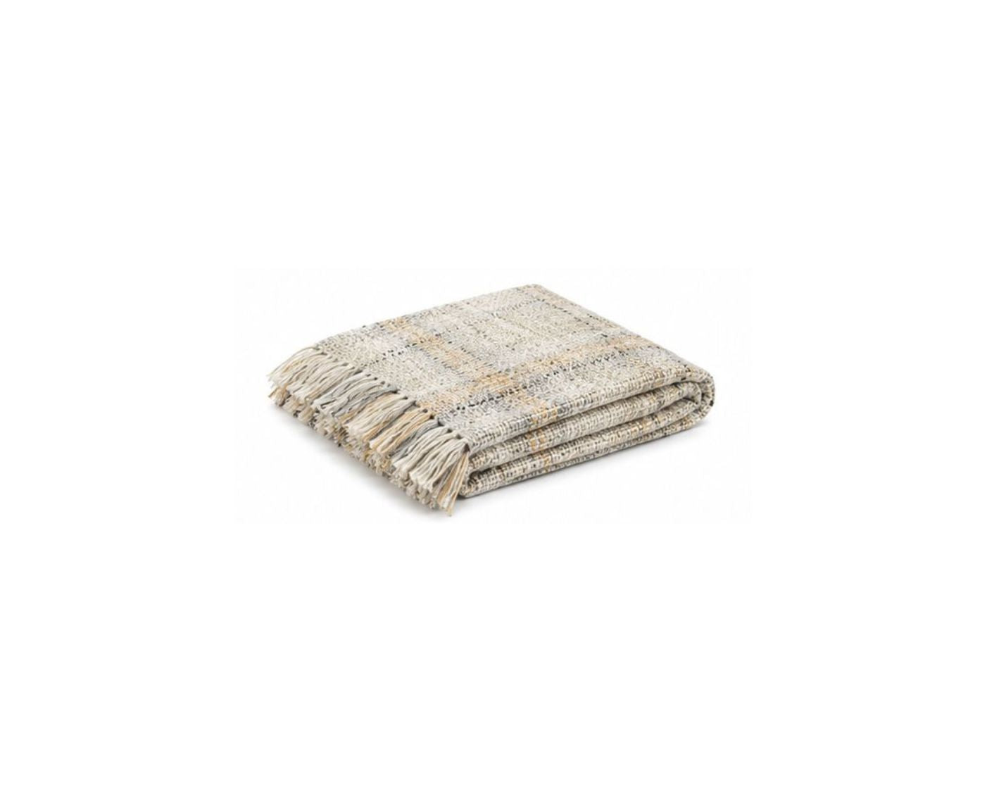 Sahara Textured Throw 130x170cm Soft Grey