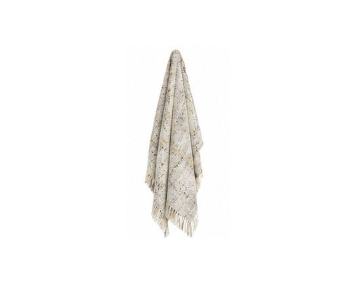 Sahara Textured Throw 130x170cm Soft Grey
