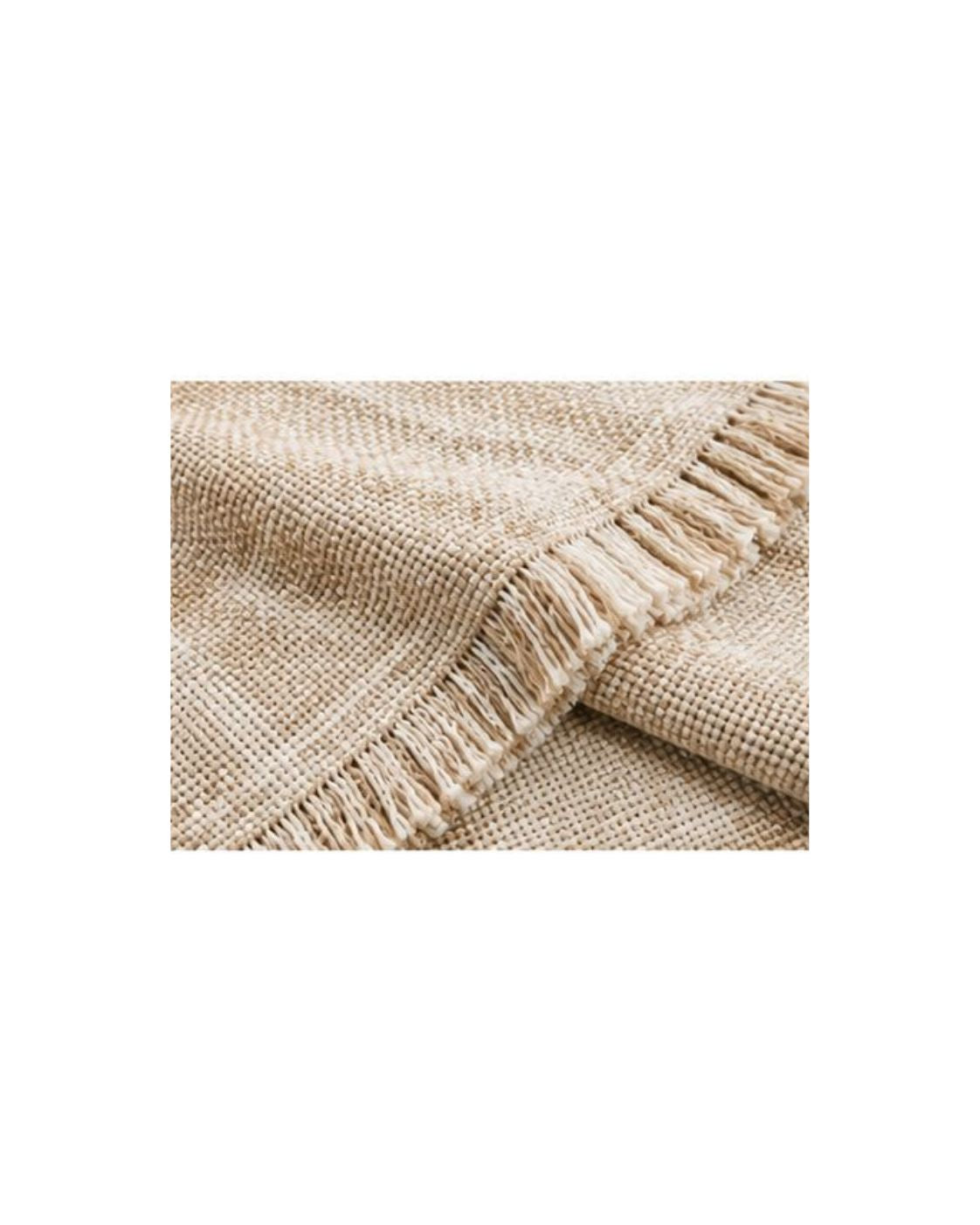 Sahara Textured Throw 130x170cm Warm Beige