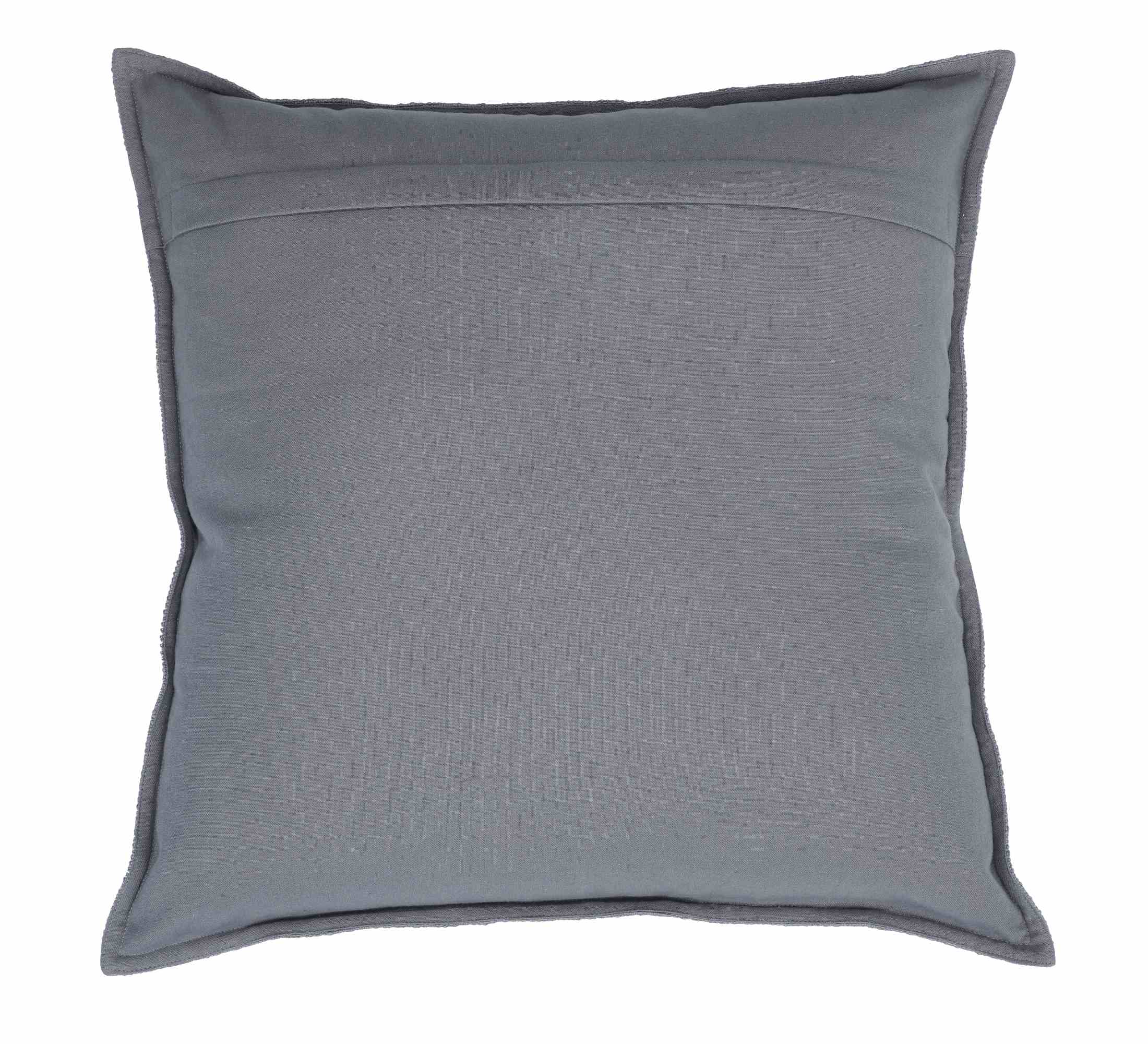 Elise Fancy Slub Cushion 50x50cm Charcoal