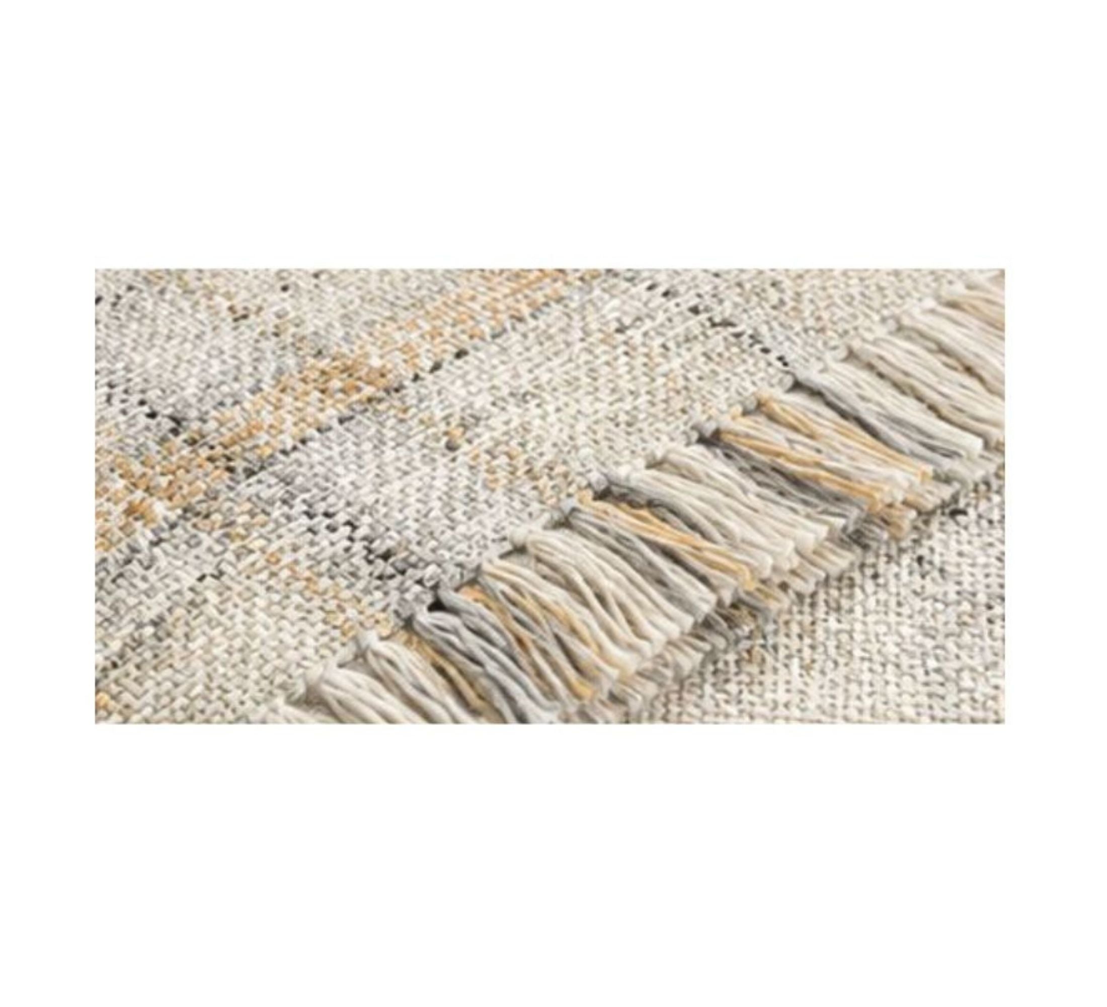 Sahara Textured Throw 130x170cm Soft Grey