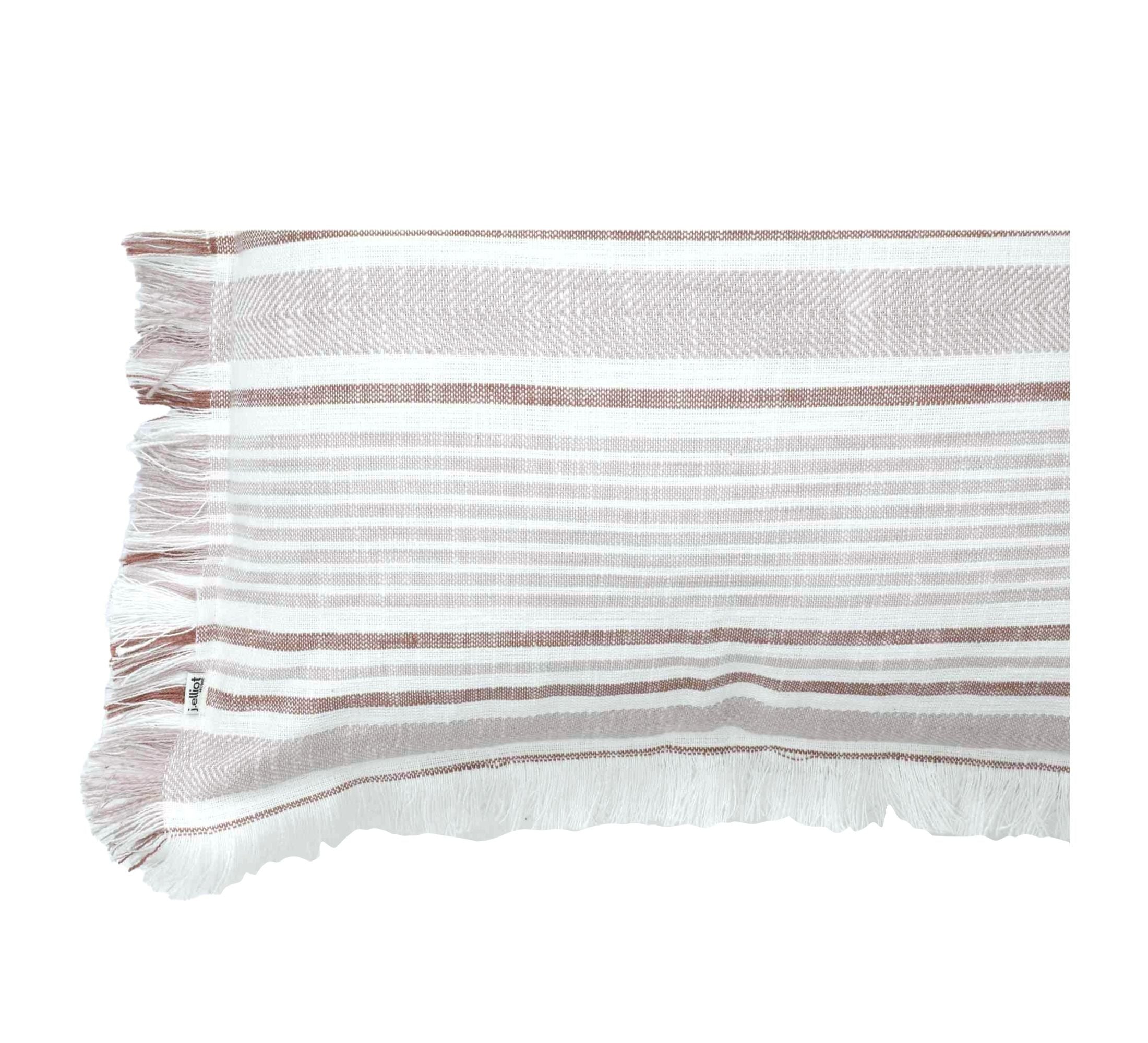 Granada Slub Cushion 50x50cm Rust