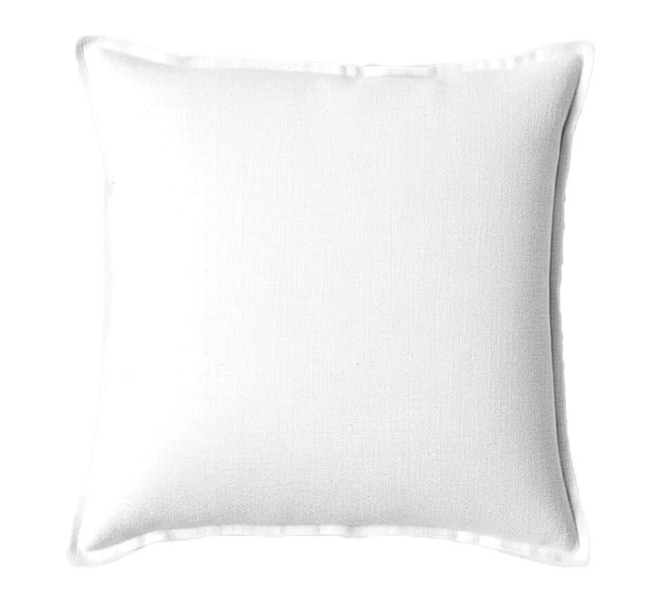 Linen Collection Cushion feather filled 60x60cm White