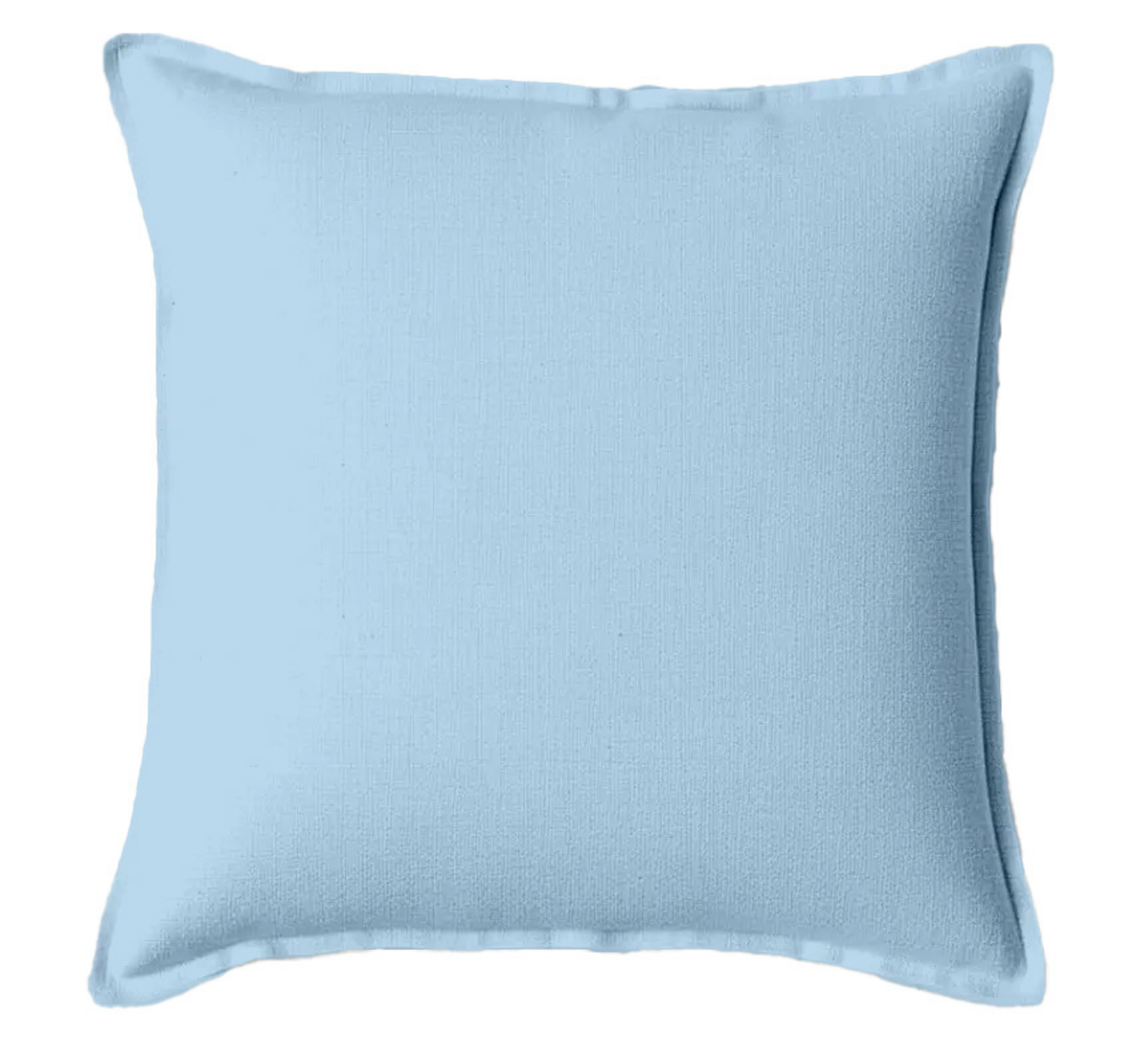 Linen Collection Cushion feather filled 60x60cm Blue