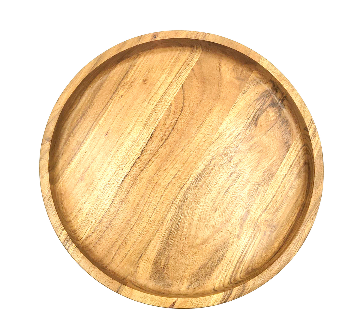 Siena Footed Serving Tray Medium 25x25x7.5cm Natural Brown