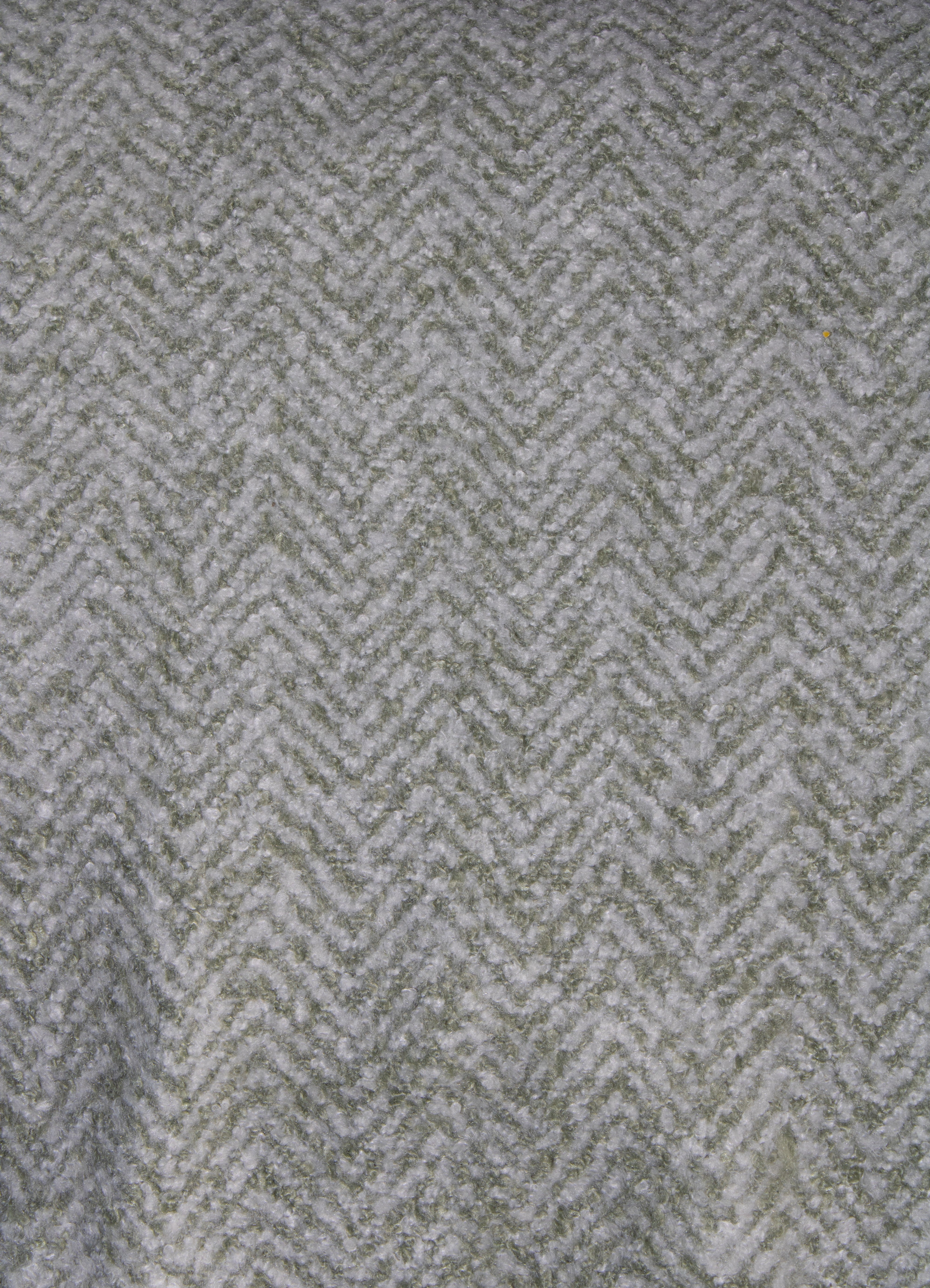 Alba Faux Mohair Throw 130x170cm Sage Green