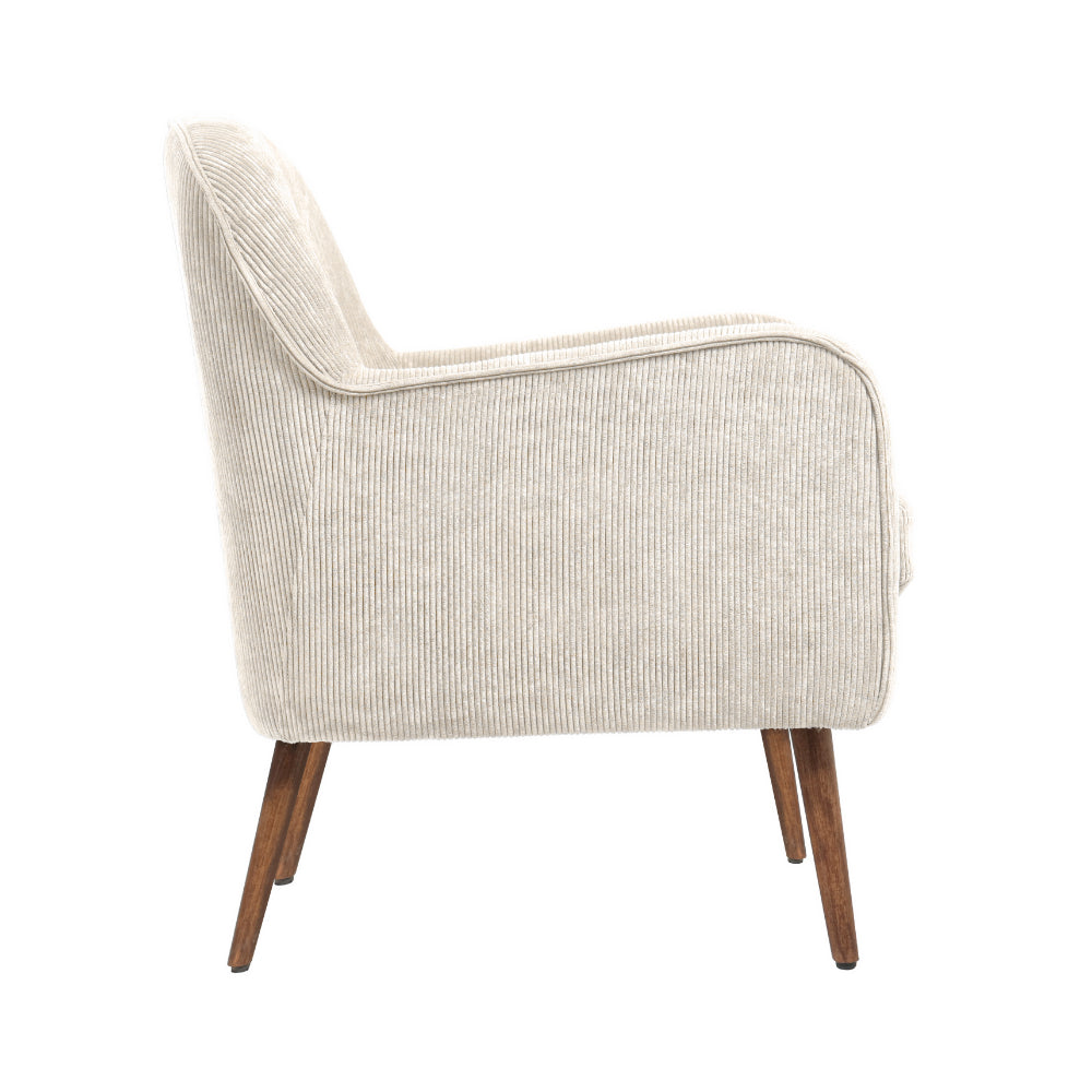 Albert Arm Chair 71x68x81cm Grey Beige