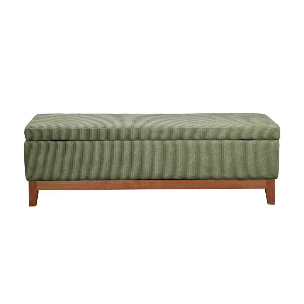 Albert Storage Ottoman 132x45x42cm Olive