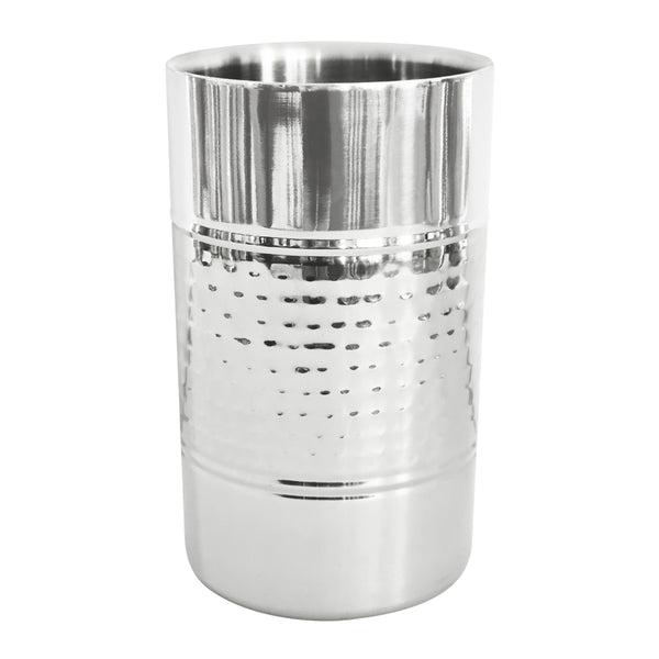 Alfie Wine Cooler 12x18cm Hammered Chrome