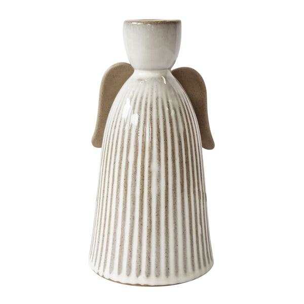 Anna Christmas Angel Candle Holder White & Natural; ETA Early August