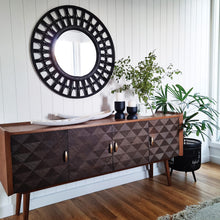 Load image into Gallery viewer, Ansel 4 Door Sideboard 170x40x77cm Black & Natural