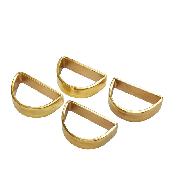 Aria Napkin Ring 4pk Gold; ETA End July