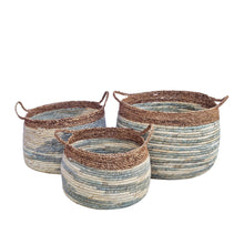 Load image into Gallery viewer, Jasper Set of 3 Baskets Natural
