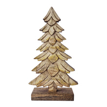 Load image into Gallery viewer, Beth Christmas Tree Decoration 16x7x32cm Natural