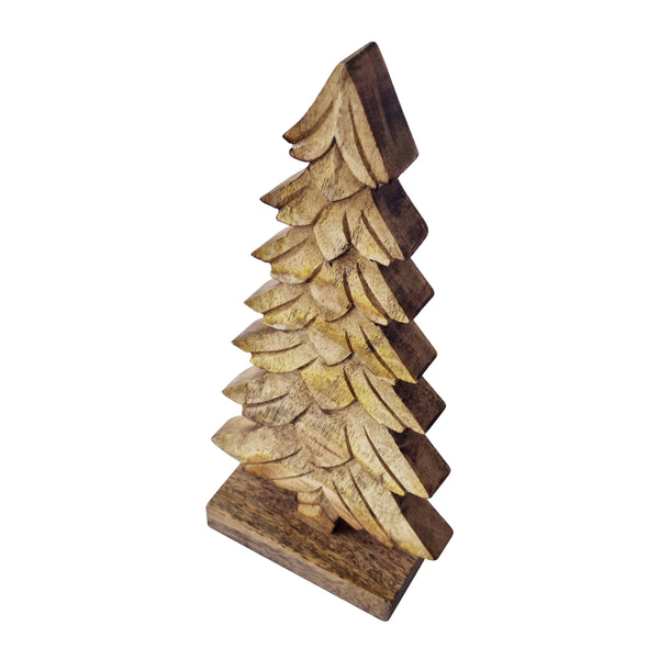 Beth Christmas Tree Decoration 16x7x32cm Natural