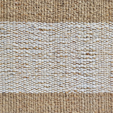 Load image into Gallery viewer, Blake Jute Placemat 4 pack 33x48cm White & Warm Taupe; ETA Late January