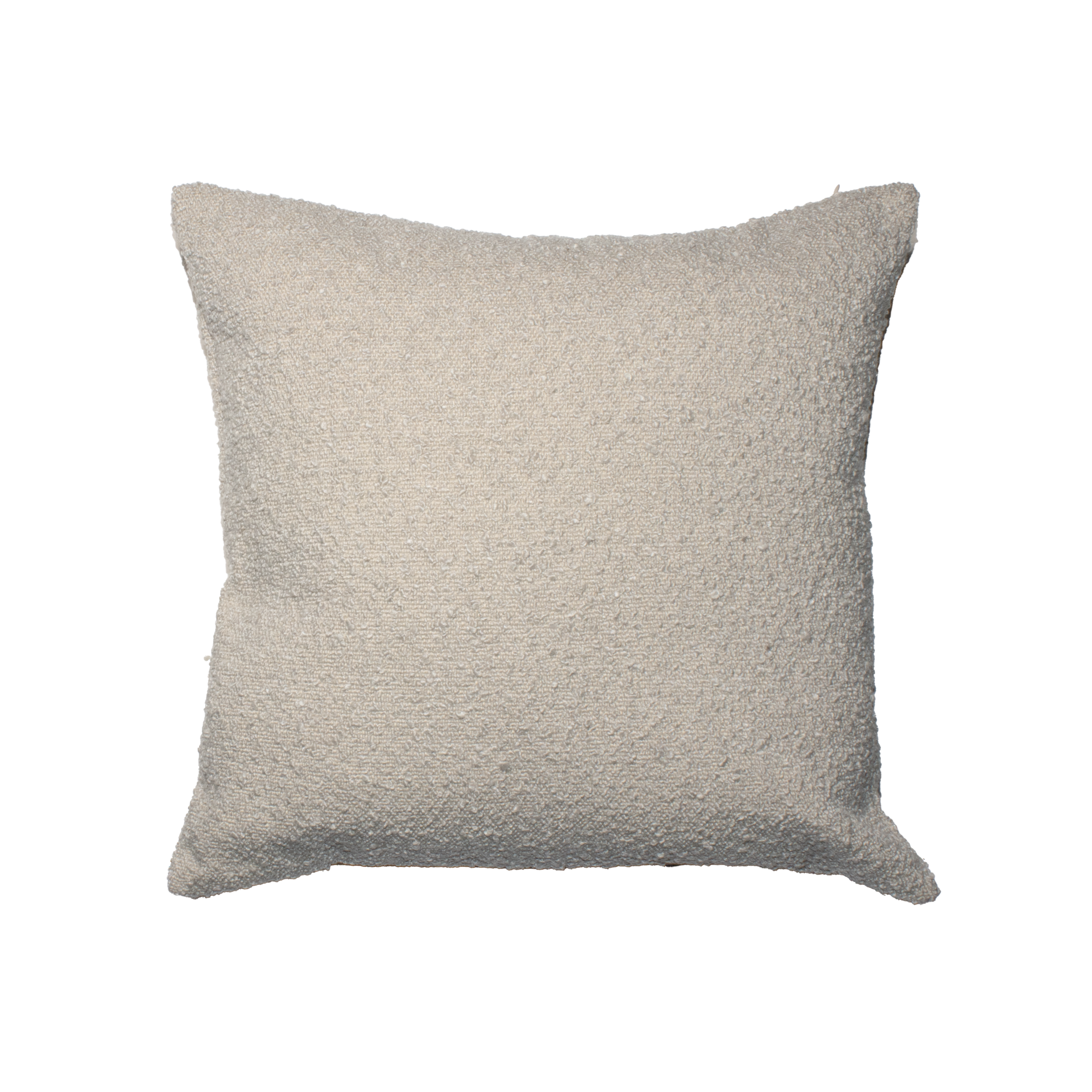 Brooklyn Feather Filled Boucle Cushion 50x50cm Milky Coffee