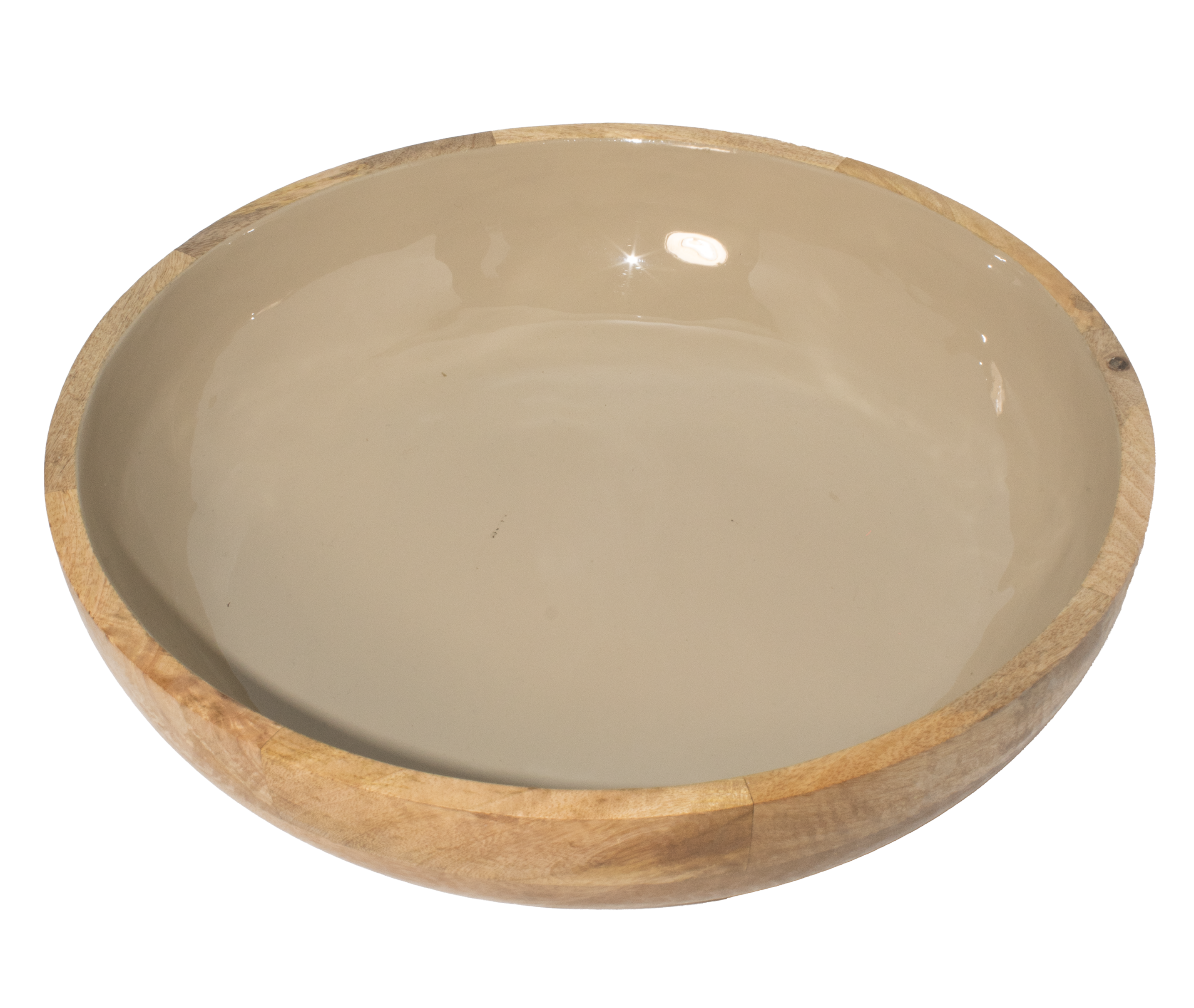 Corinne Salad Bowl 40x40x10cm Light Taupe