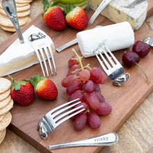 Load image into Gallery viewer, Ched Cheese Board & Marker Set 38x23x2cm Natural & Silver
