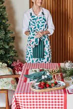 Load image into Gallery viewer, Christmas Foliage Apron 83x68x0.05cm Green Multi
