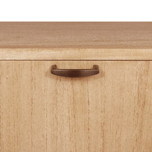 Load image into Gallery viewer, Clark Shoe Rack with Double Drawer Oak