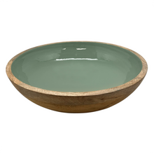 Load image into Gallery viewer, Corinne Salad Bowl 40x40x10cm Green & Natural
