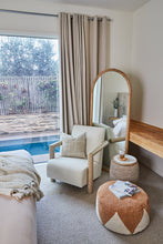 Load image into Gallery viewer, Creston Wood Armchair 78x92x82cm Ivory; ETA Late November