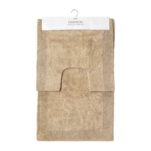 Load image into Gallery viewer, Dawson 2 Piece Bathmat Set 50x50cm & 50x80cm Sand