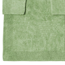 Load image into Gallery viewer, Dawson 2 Piece Bathmat Set 50x50cm & 50x80cm Seafoam