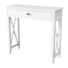 Load image into Gallery viewer, Devon 1 Drawer Console Table 80x30x75cm White; ETA Mid January