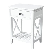 Load image into Gallery viewer, Devon Bedside Table 40x30x55cm White