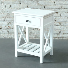 Load image into Gallery viewer, Devon Bedside Table 40x30x55cm White