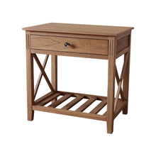 Load image into Gallery viewer, Devon Bedside Table 60x40x60cm Walnut