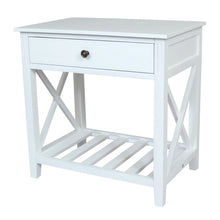 Load image into Gallery viewer, Devon Bedside Table 60x40x60cm White
