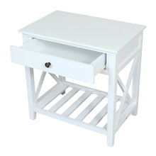 Load image into Gallery viewer, Devon Bedside Table 60x40x60cm White