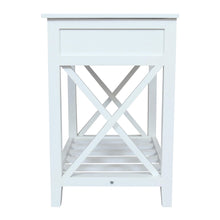 Load image into Gallery viewer, Devon Bedside Table 60x40x60cm White