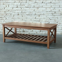 Load image into Gallery viewer, Devon Coffee Table with Shelf 120x60cm Walnut