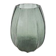Load image into Gallery viewer, Diana Glass Vase Small 19x25.5cm Seaweed